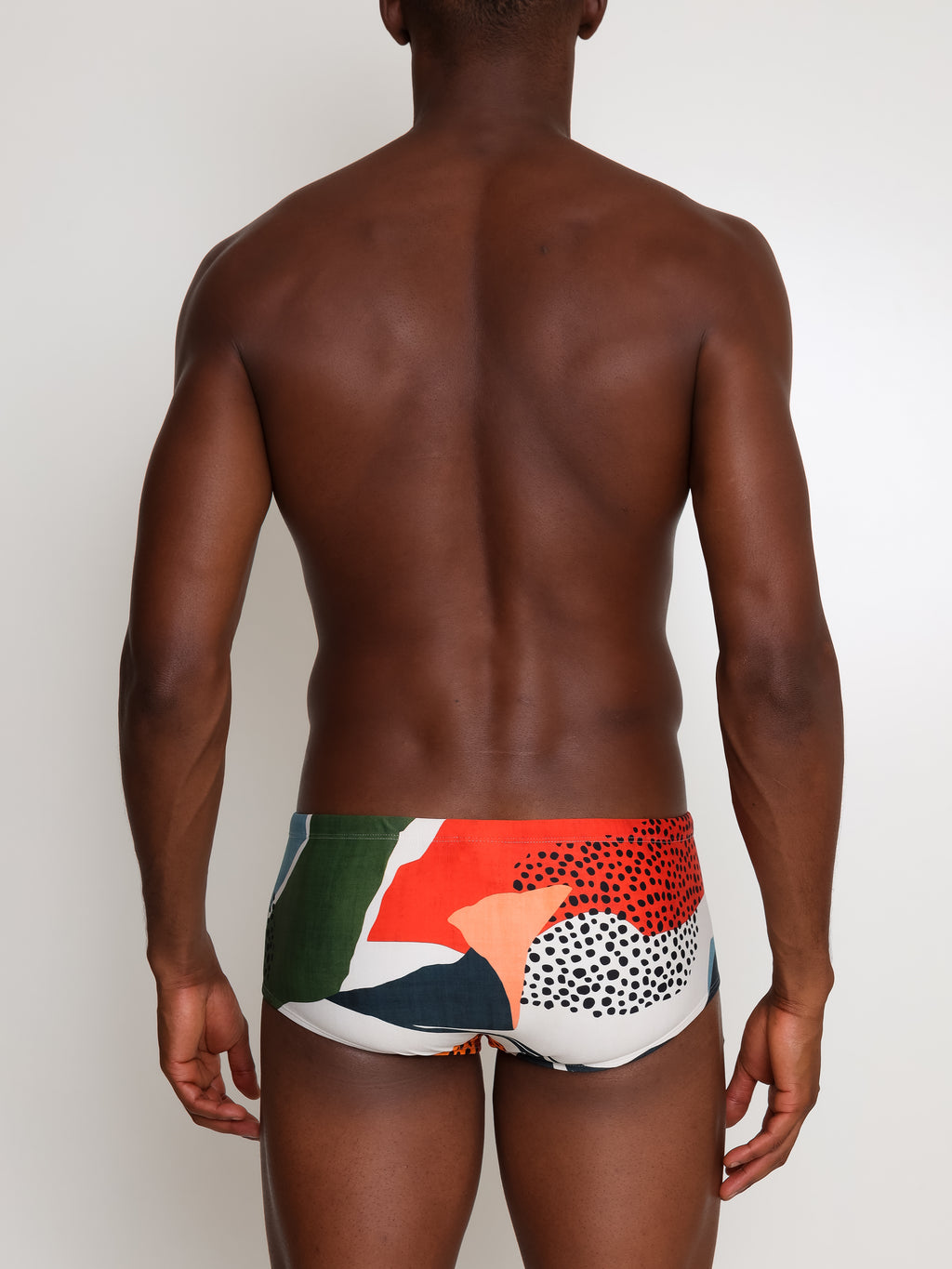 Parati Abstracte-Print 6.3-inch Sides Swimming Trunks