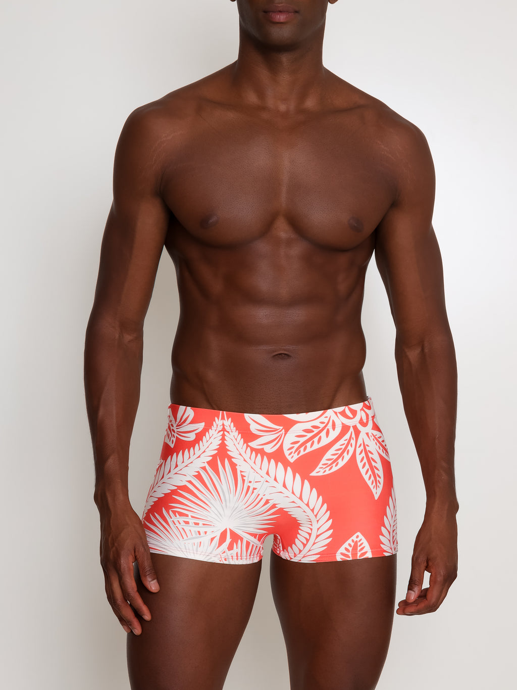 Tijuca Floral-Print  9-inch Sides Fitted Swimming Trunks