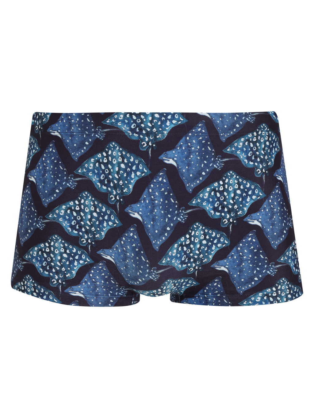 Tijuca Stingrays-Print 9-inch Sides Fitted Swimming Trunks