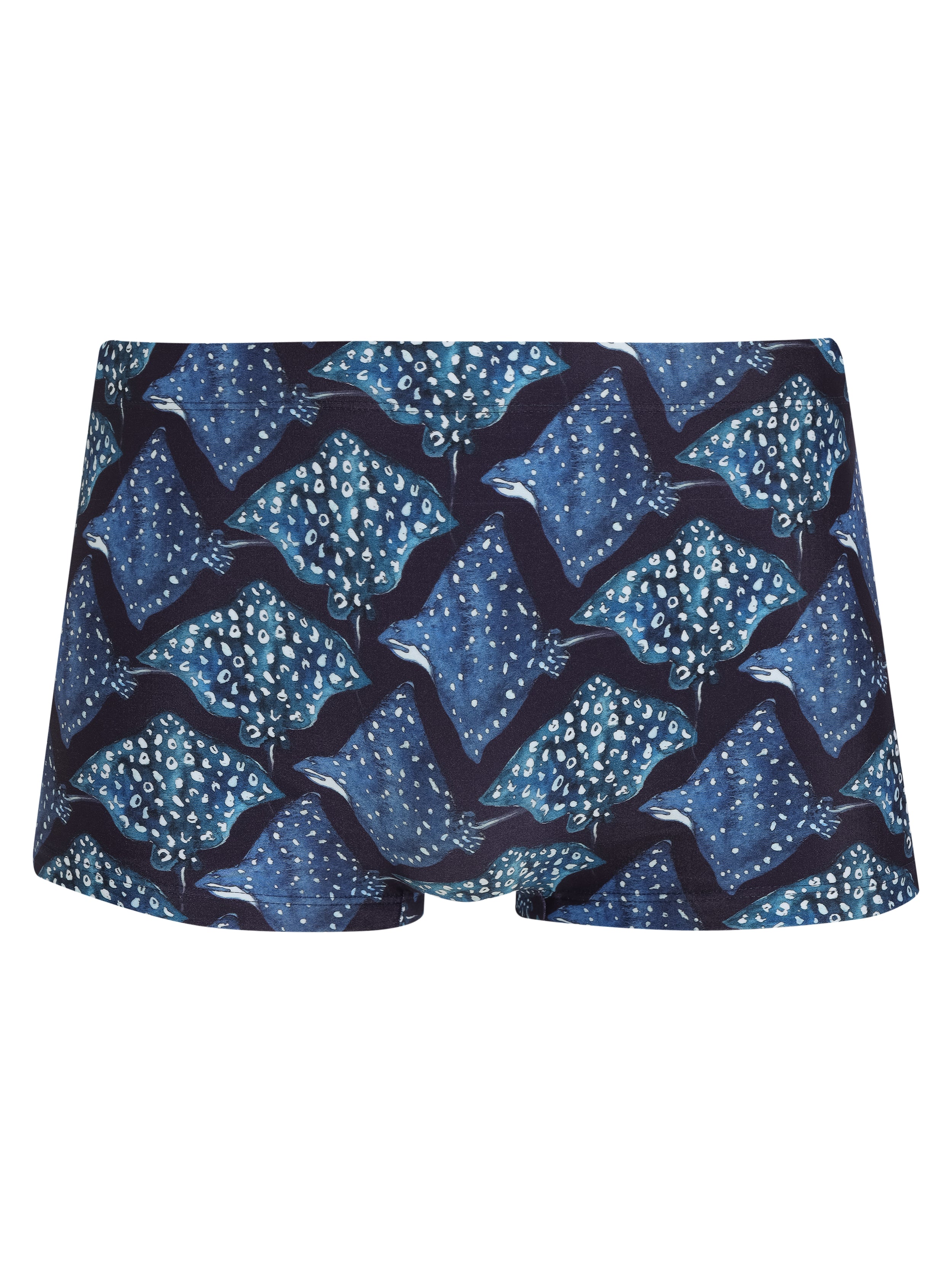 Tijuca Stingrays-Print 9-inch Sides Fitted Swimming Trunks