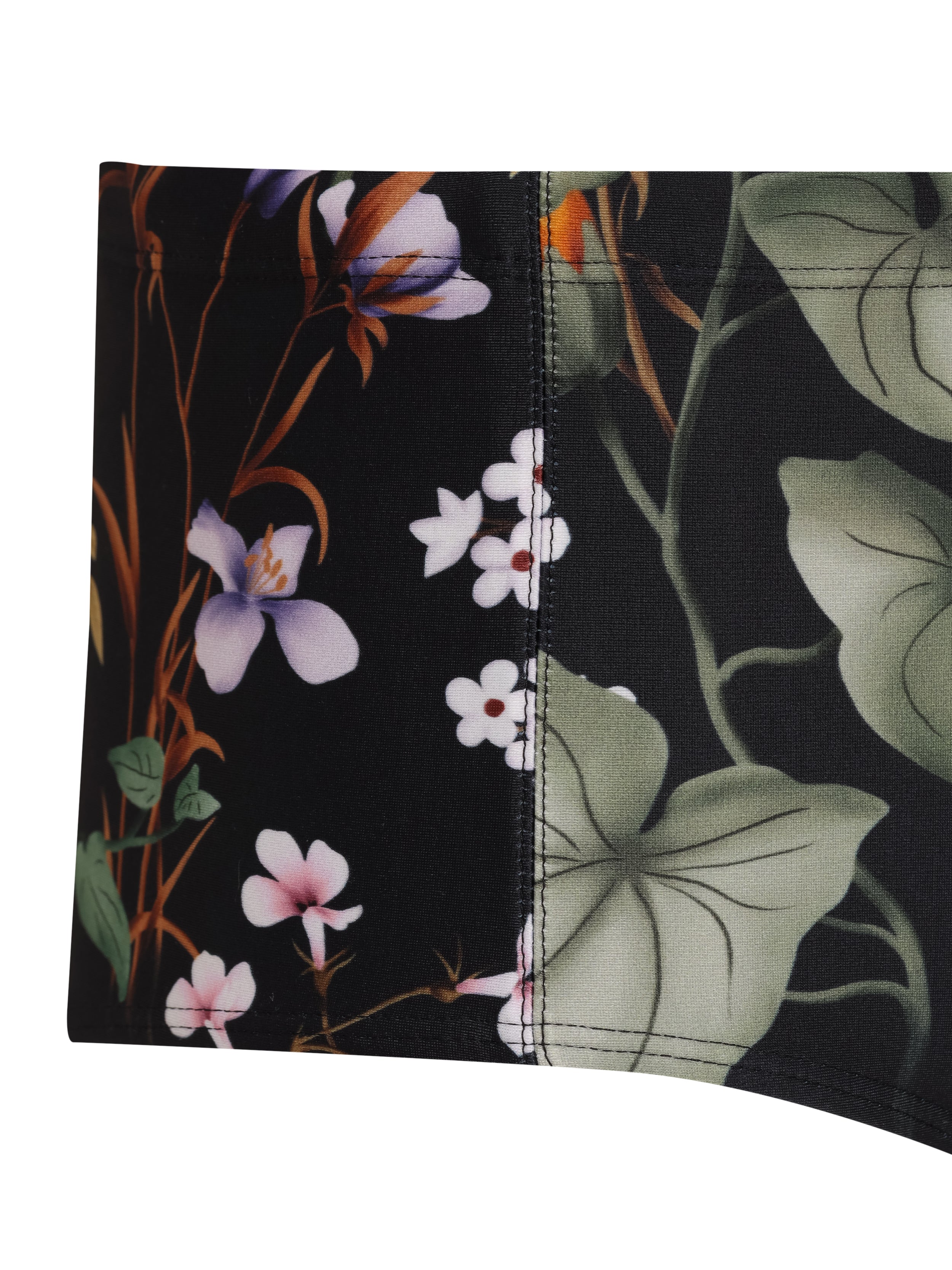 Parati Foliage-Print 6.3-inch Sides Swimming Trunks Orvalho