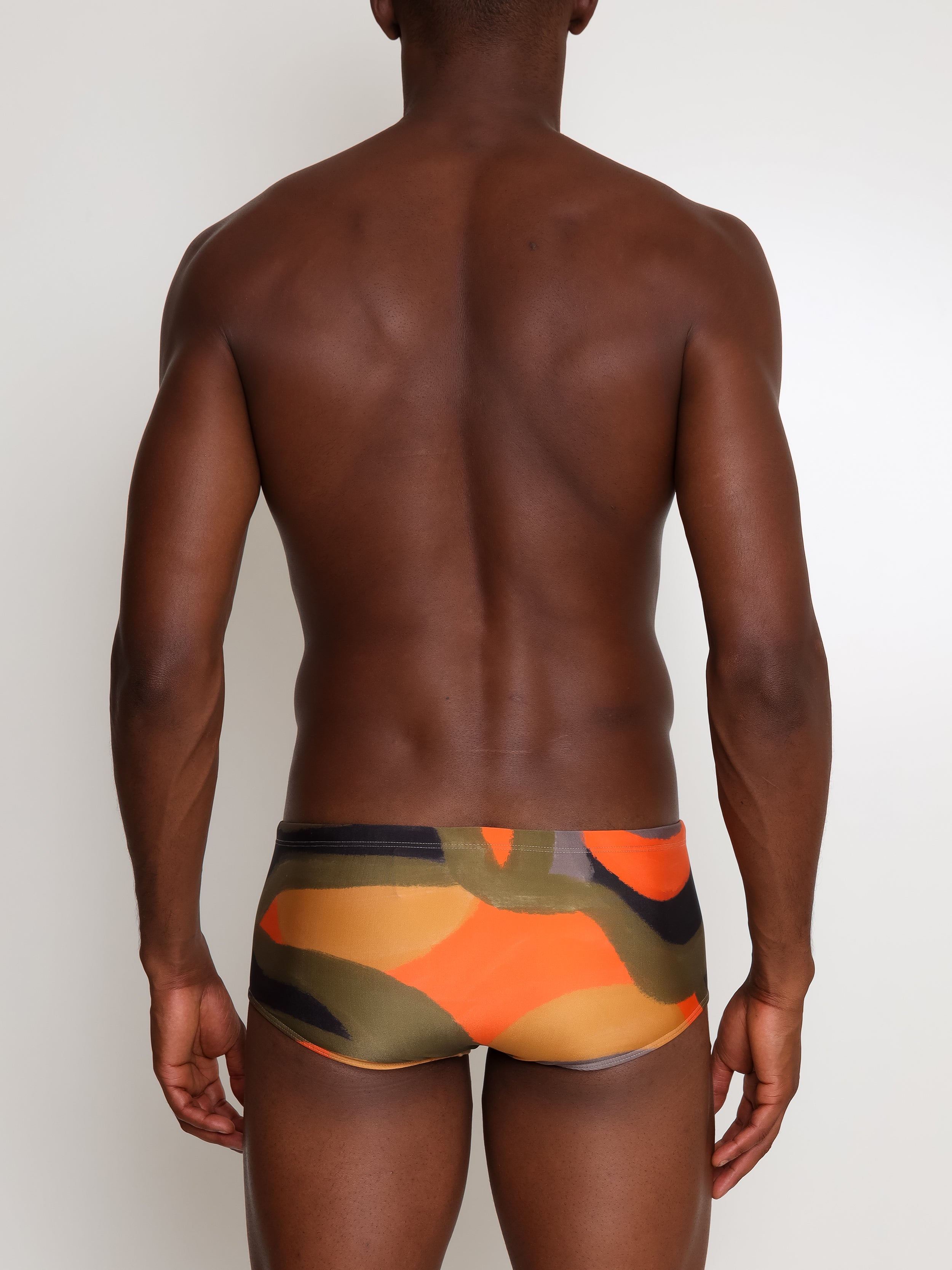 Parati Abstracte-Print 6.3-inch Sides Swimming Trunks