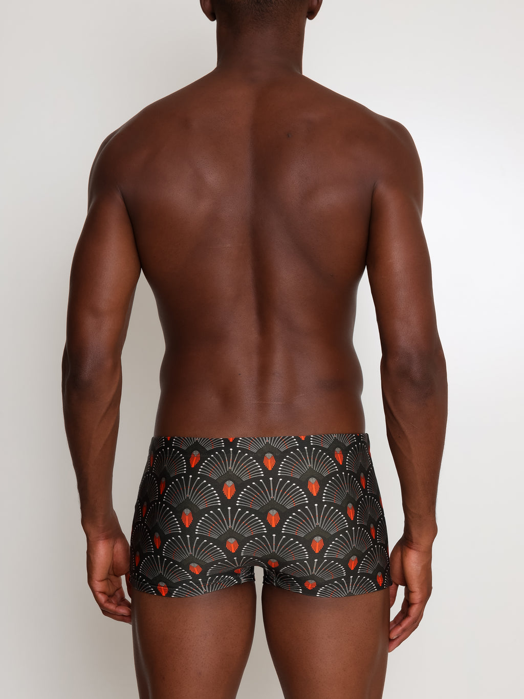 Tijuca -Print  9-inch Sides Fitted Swimming Trunks