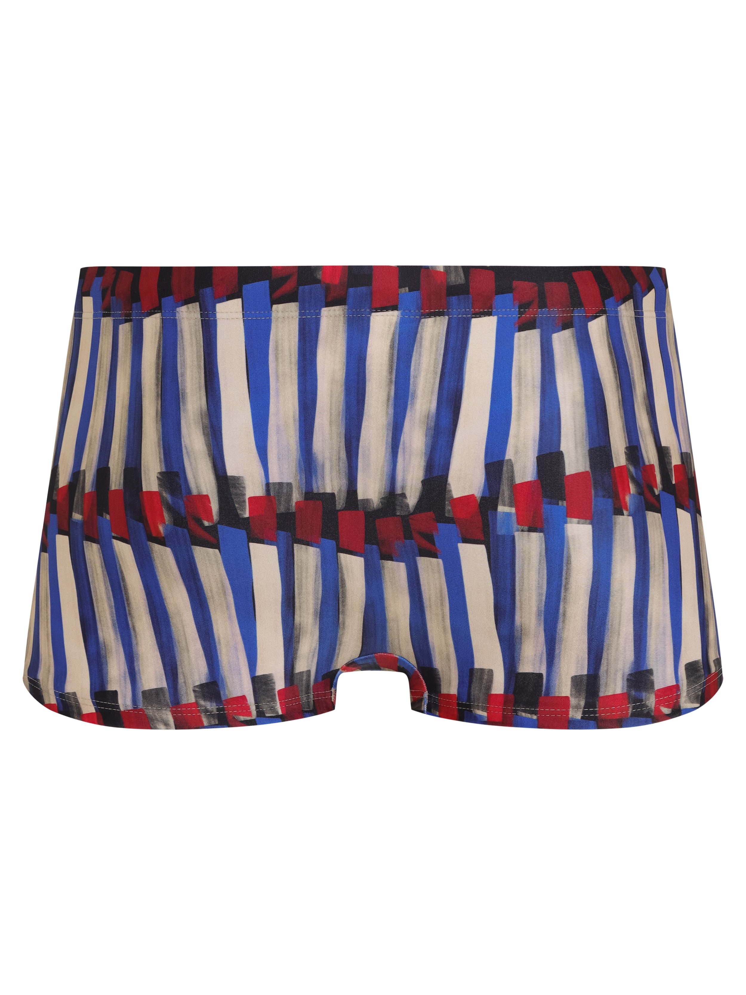 Tijuca Graphic-Print Striped 9-inch Sides Fitted Swimming Trunks