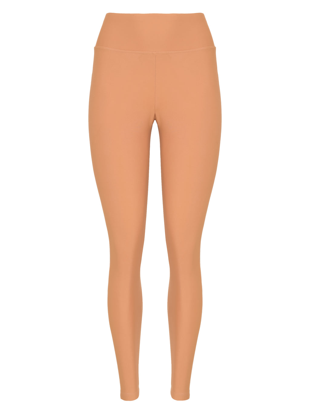 Athletica Nude with Brown Stripe Detailing High-Rise Legging