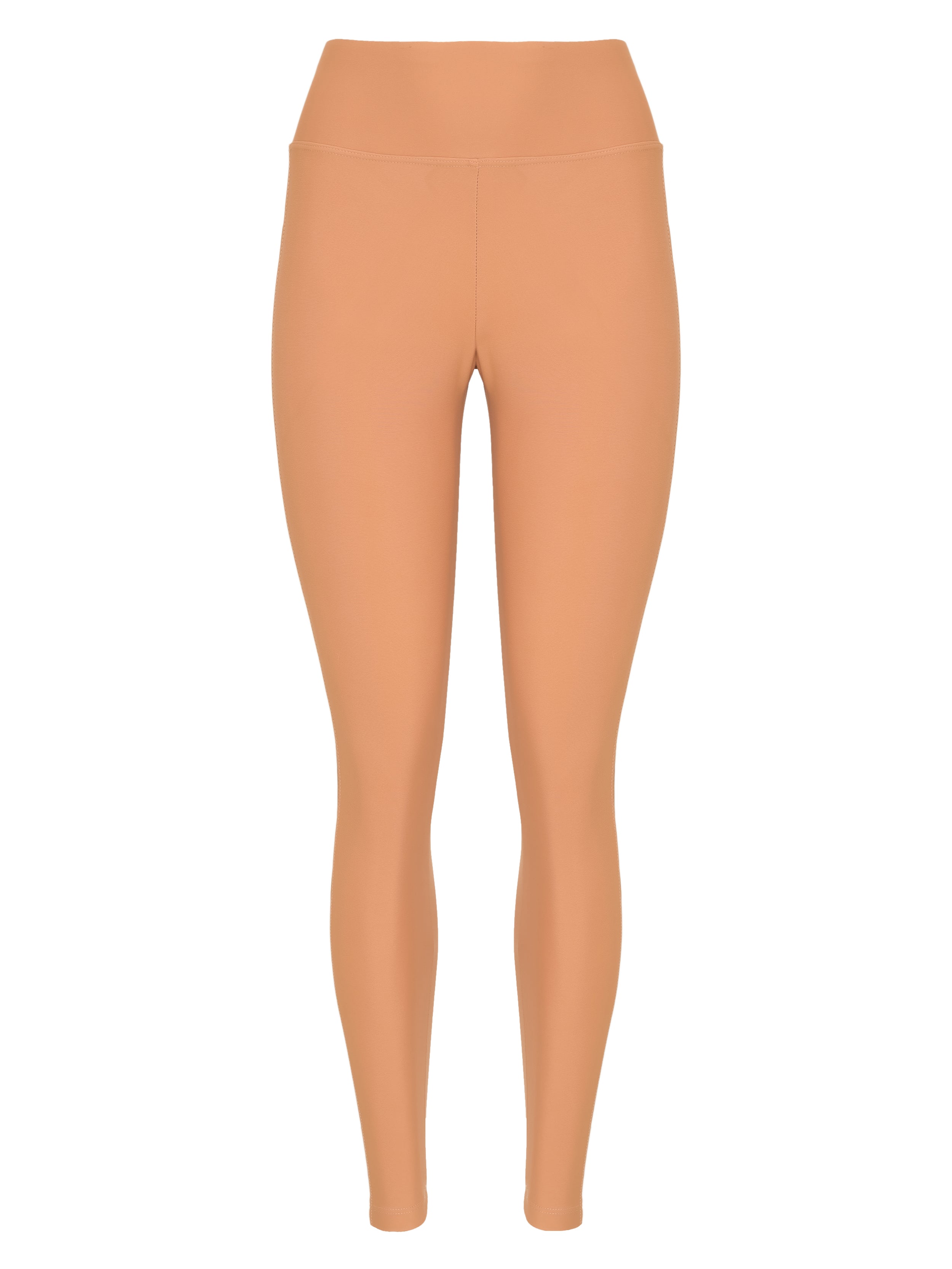 Athletica Nude with Brown Stripe Detailing High-Rise Legging