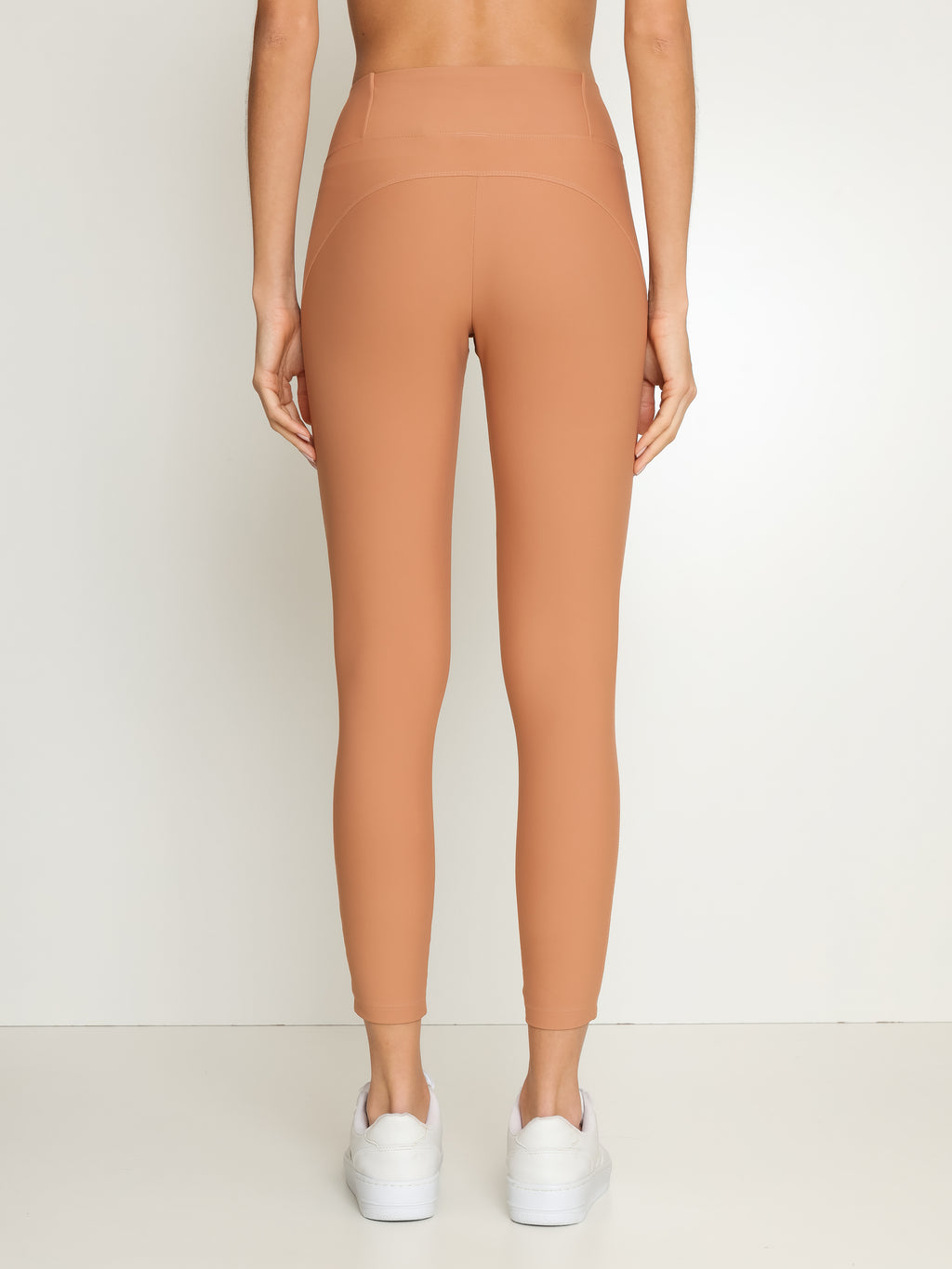 Athletica Nude with  Black Stripe Detailing High-Rise Legging