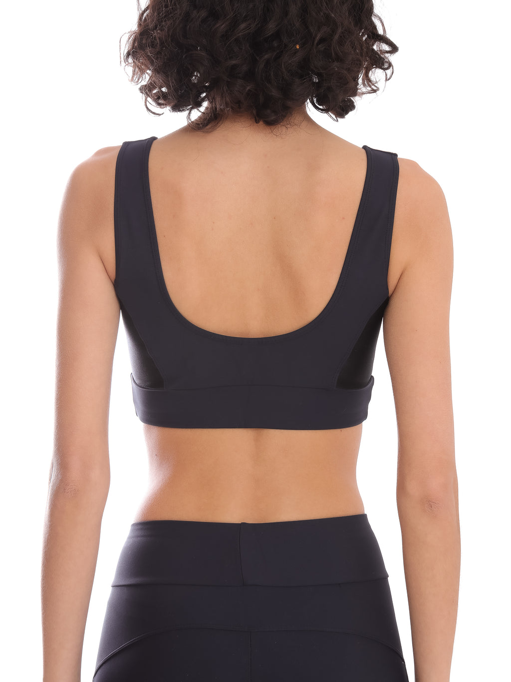 Flow Black High Support Sports Bra