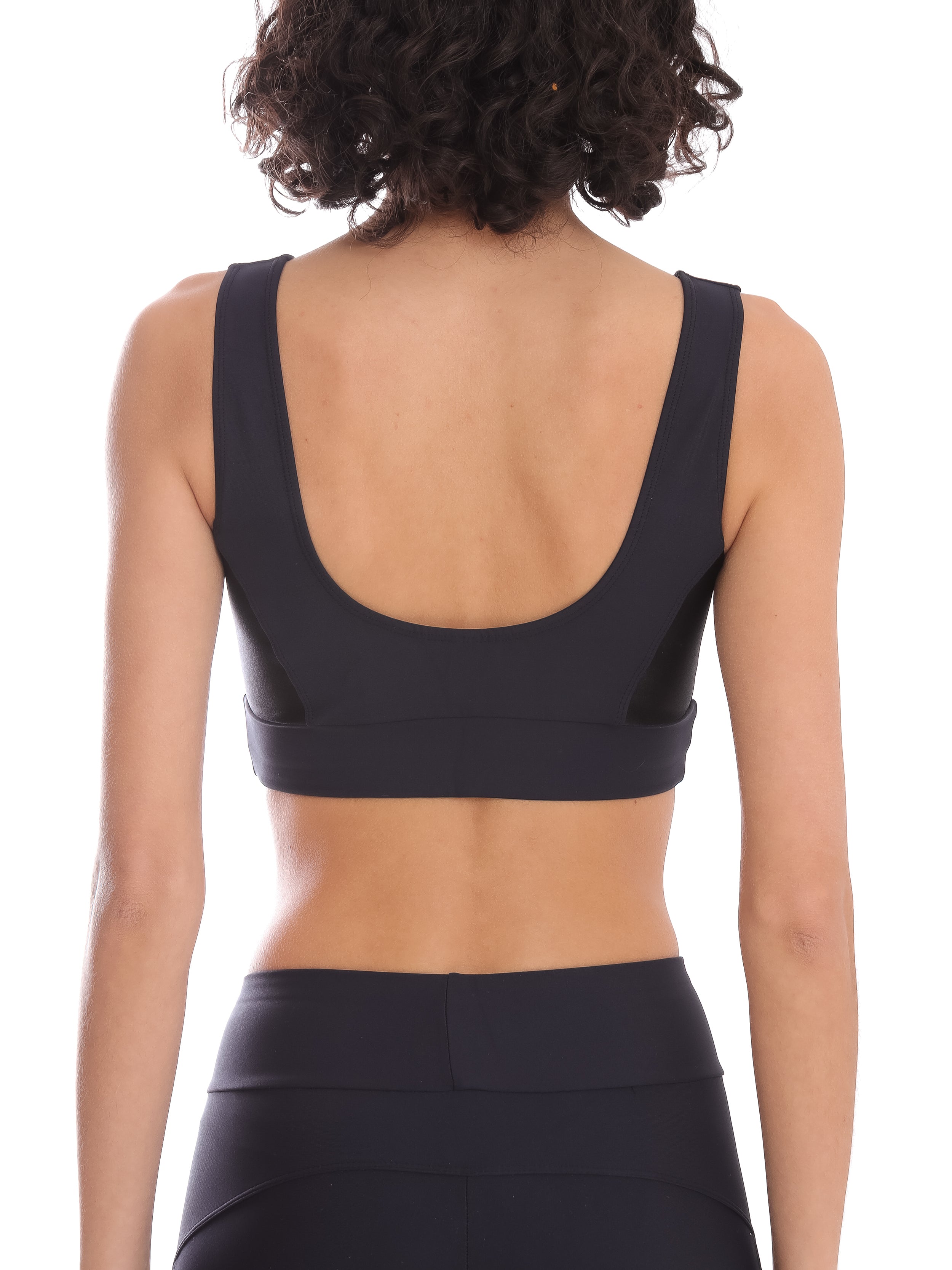 Flow Black High Support Sports Bra