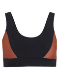 Flow Black Bronze High Support Sports Bra
