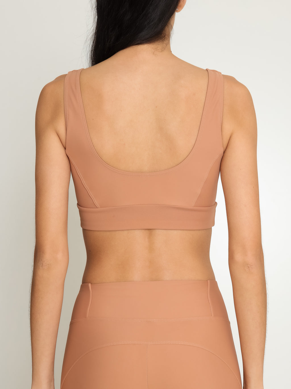 Flow Nude Plain High Support Sports Bra