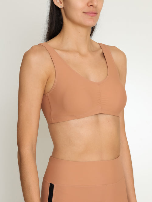 Bio Nude Plain High Support Sports Bra