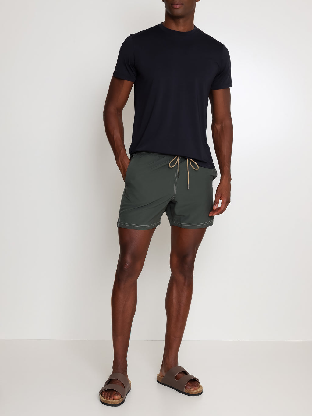 Tony Drawstring-Detailed Swim Shorts