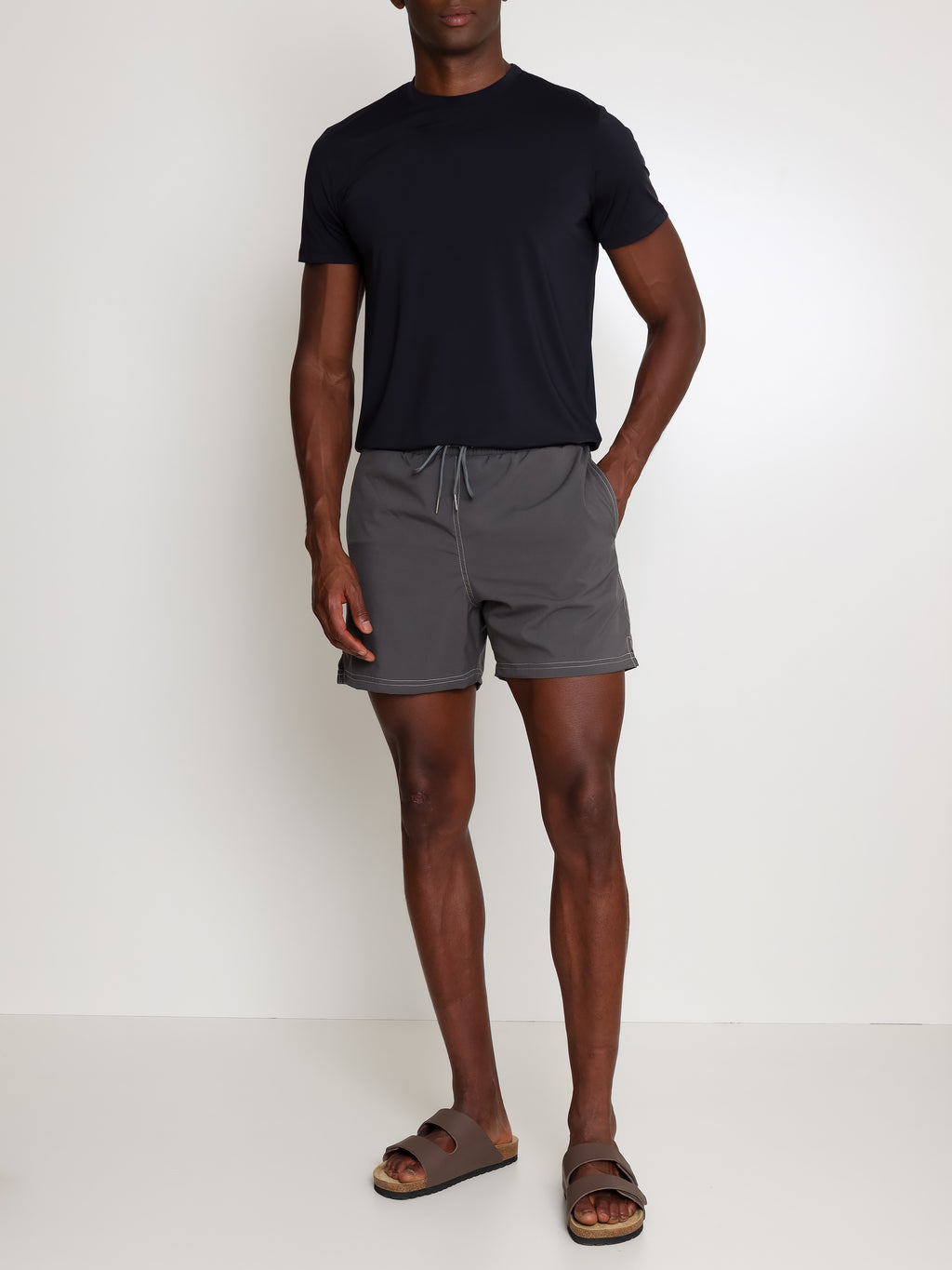 Tony Drawstring-Detailed Swim Shorts