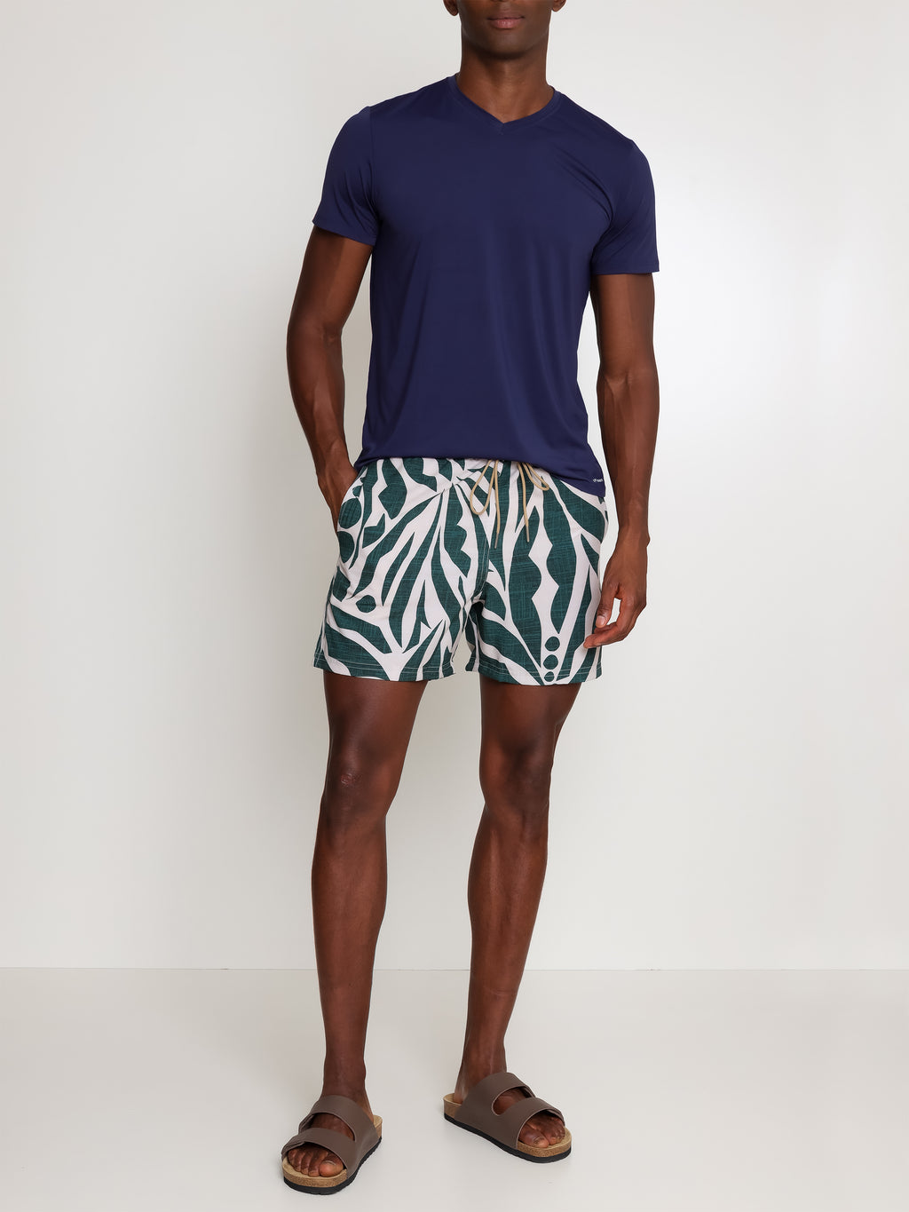 Gil Abstract-Print Swim Shorts