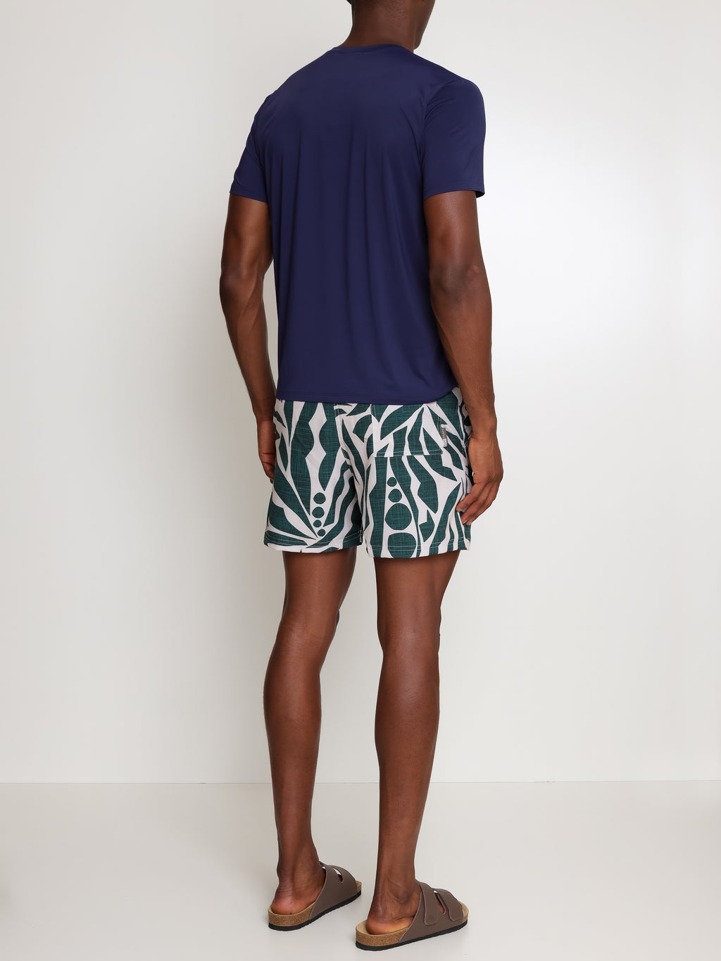Gil Abstract-Print Swim Shorts