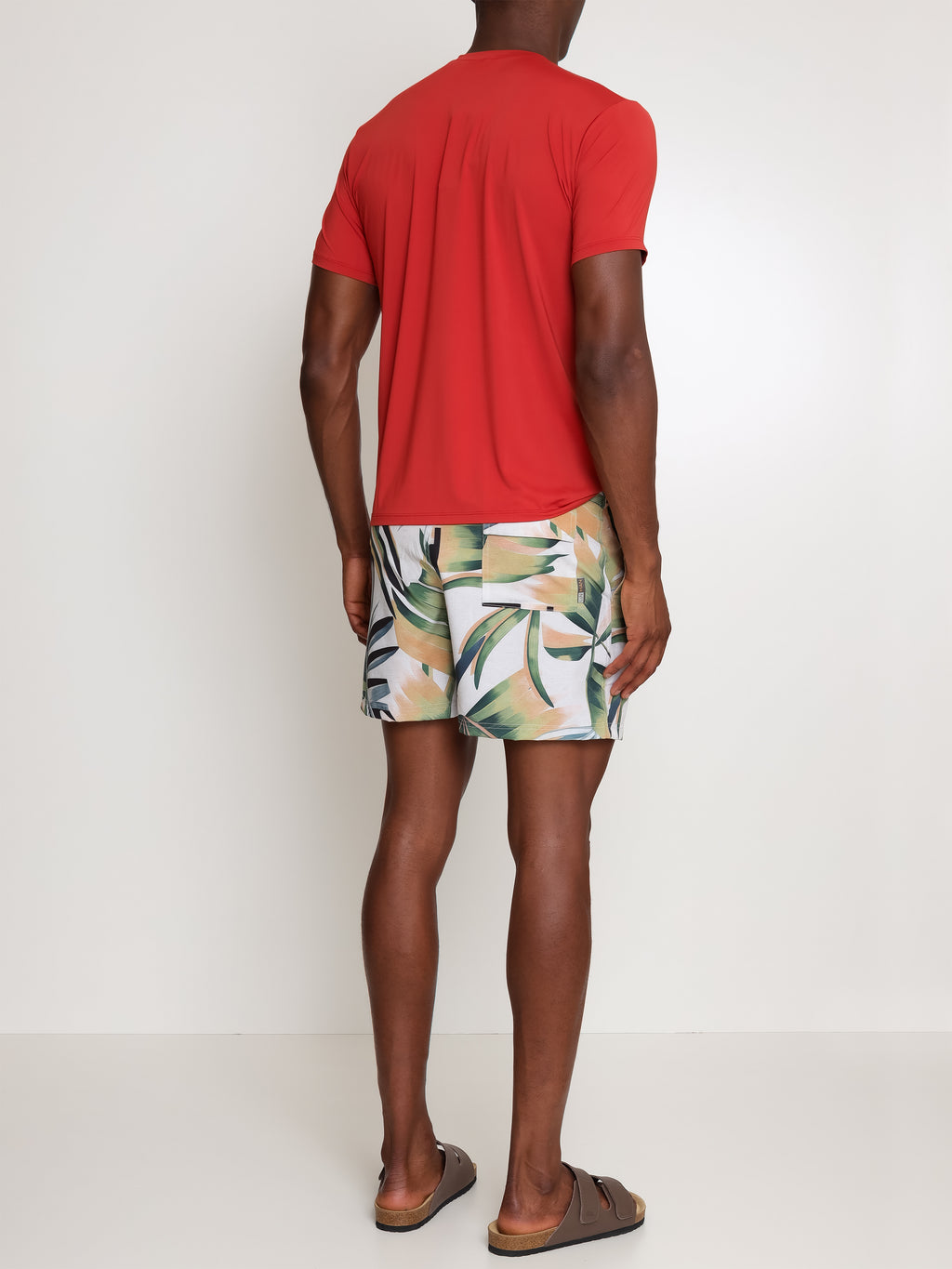 Gil Foliage-Print Swim Shorts