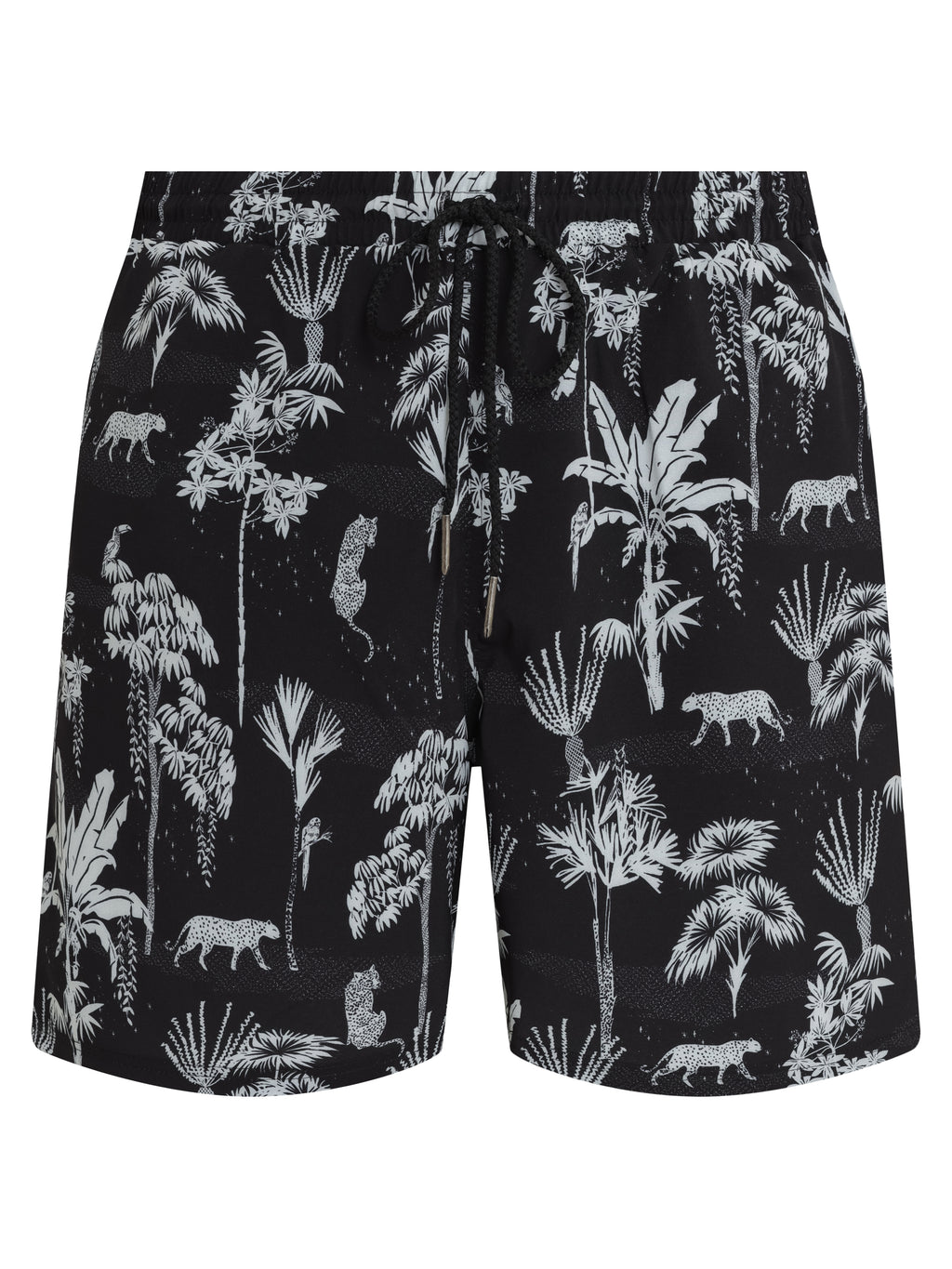 Gil Foliage-Print Swim Shorts