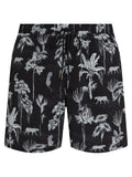 Gil Foliage-Print Swim Shorts