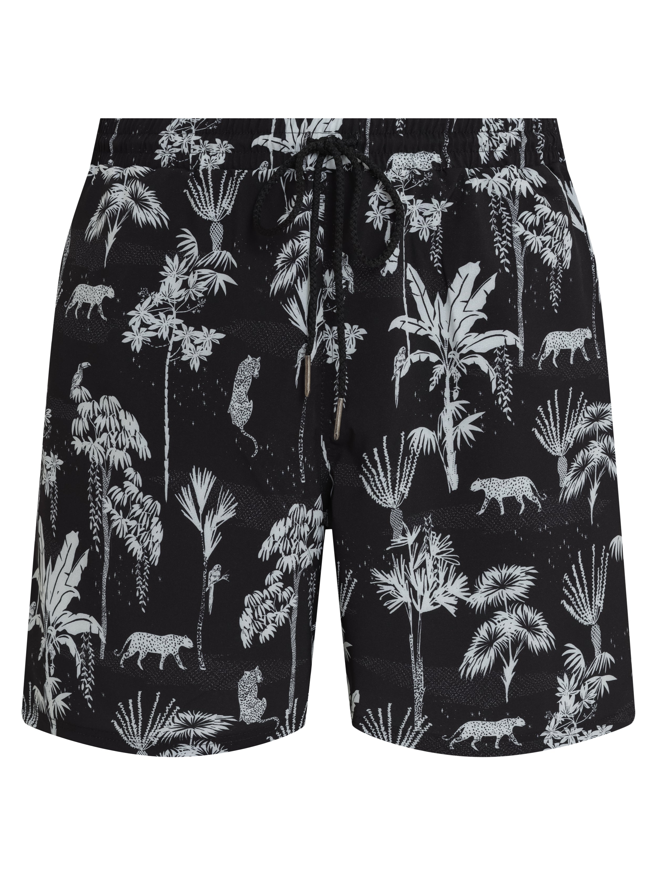 Gil Foliage-Print Swim Shorts