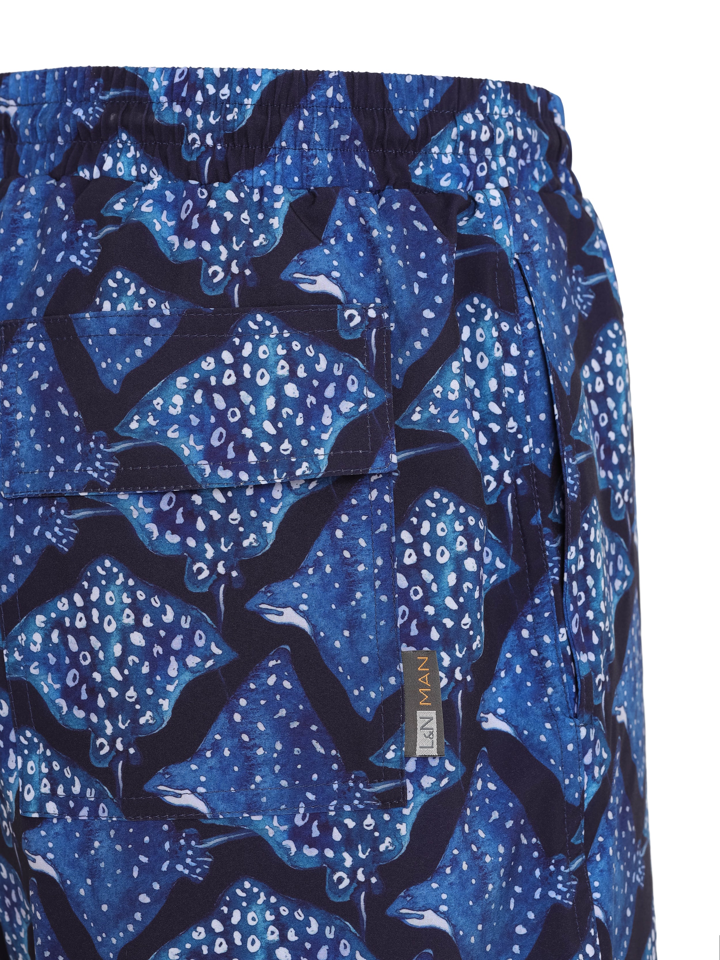 Gil Stingrays-Print Swim Shorts