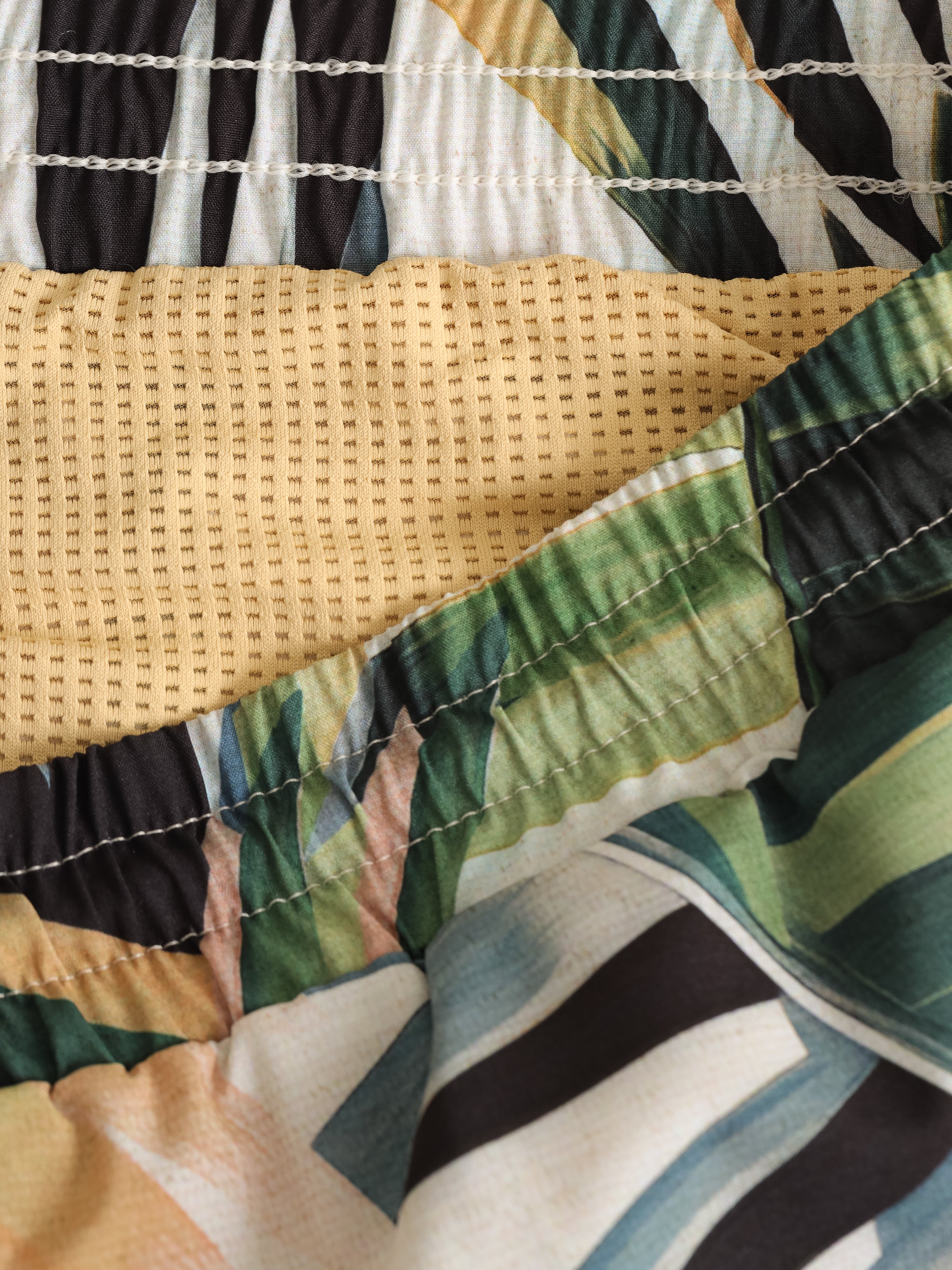 Gil Foliage-Print Swim Shorts