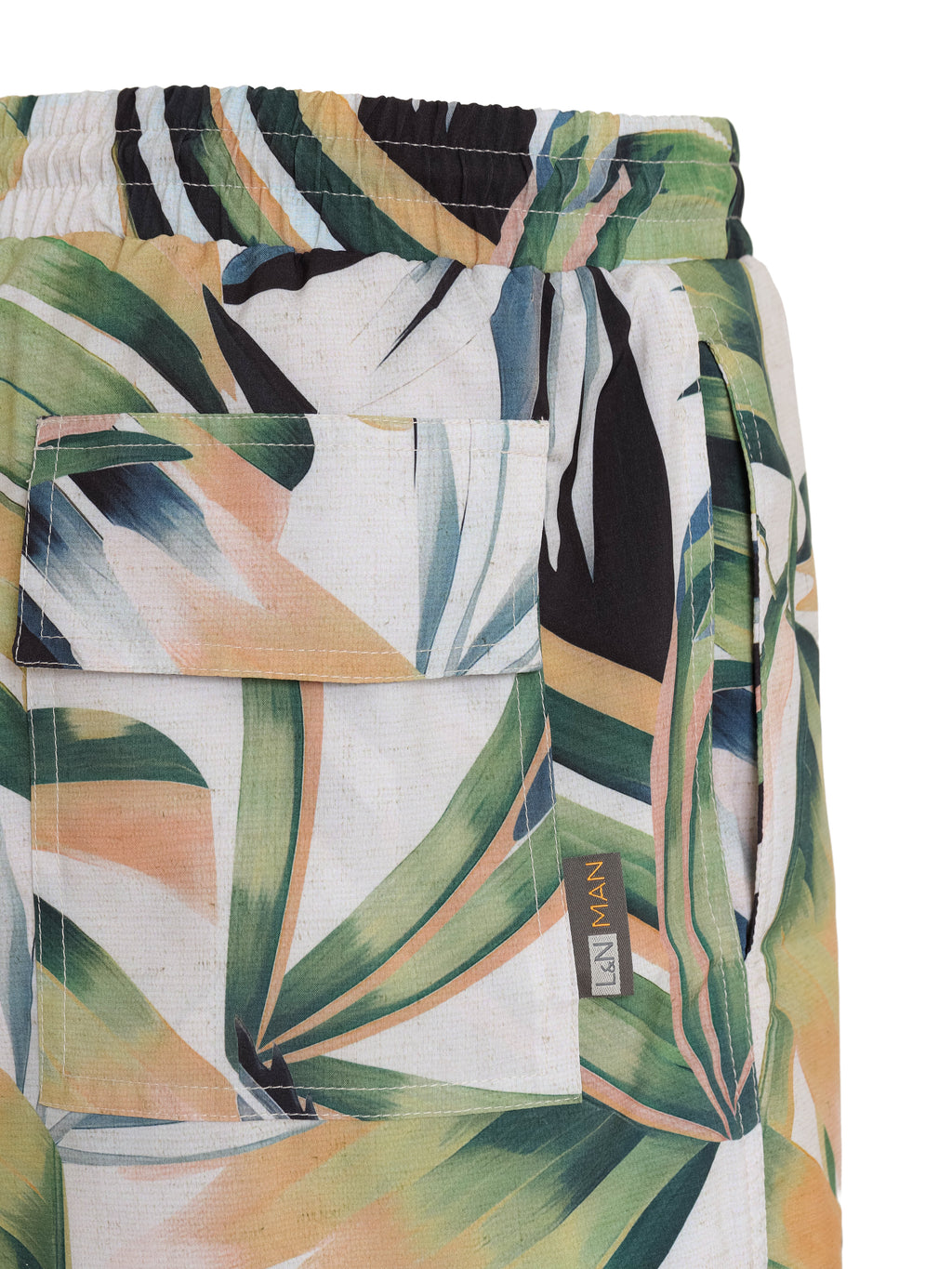Gil Foliage-Print Swim Shorts