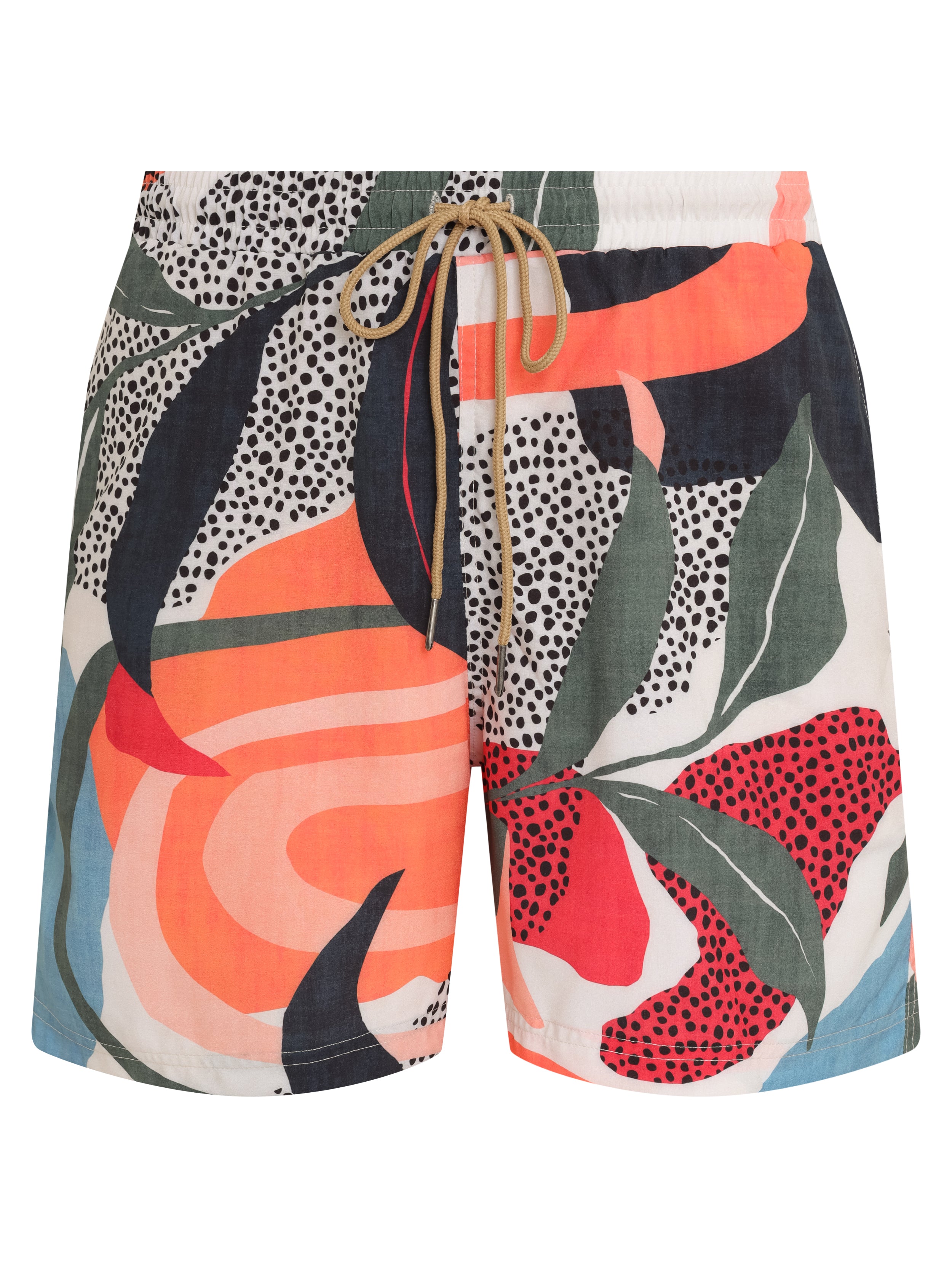 Gil Abstract-Print Swim Shorts