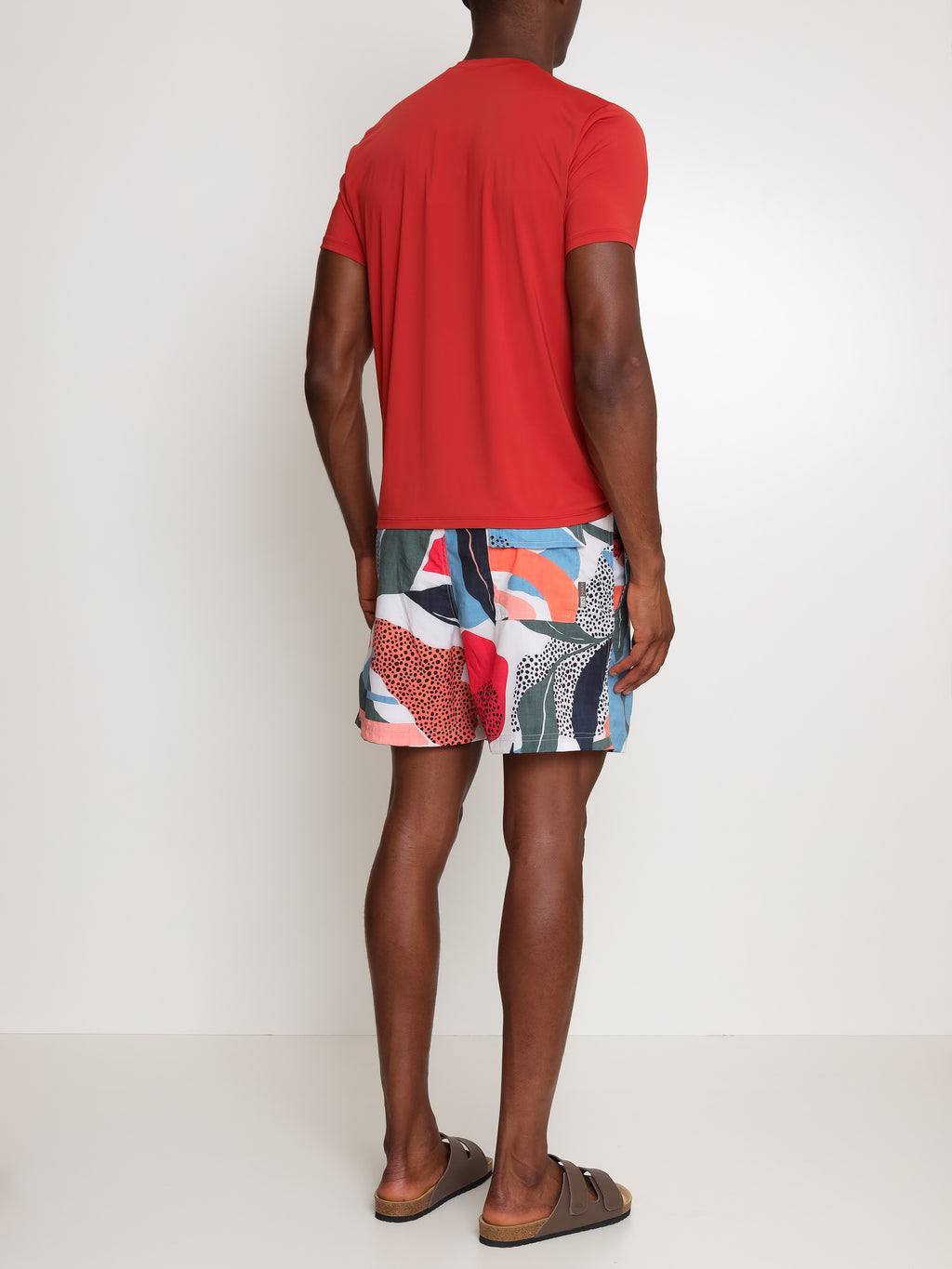 Gil Abstract-Print Swim Shorts