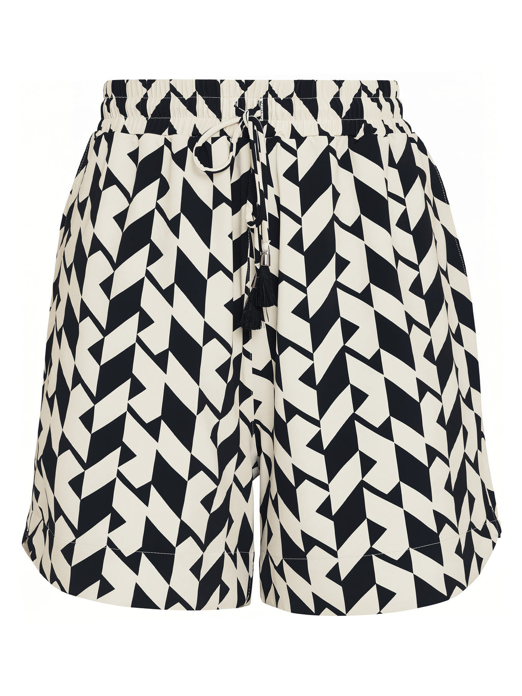 Cannes Geometric-Print Shorts
