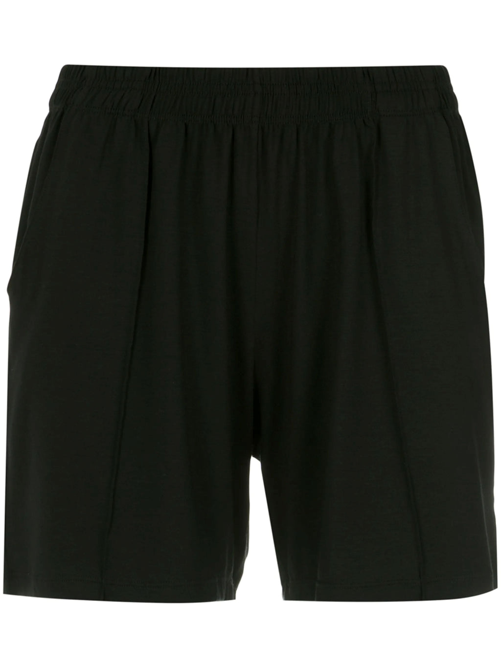 Mimus Black Plain Shorts
