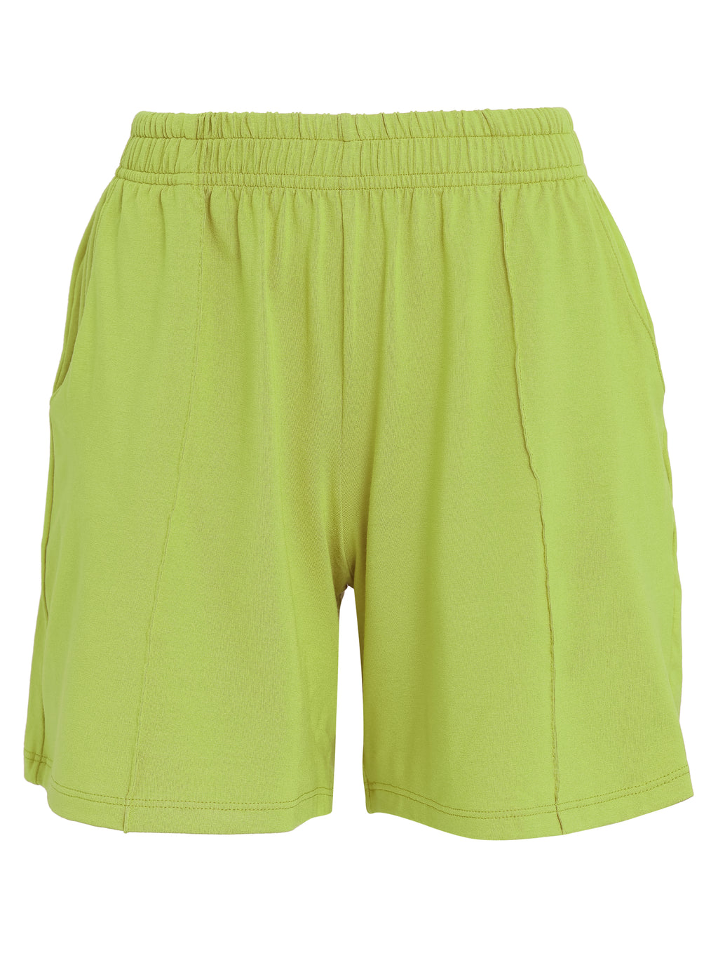 Mimus Green Plain Shorts