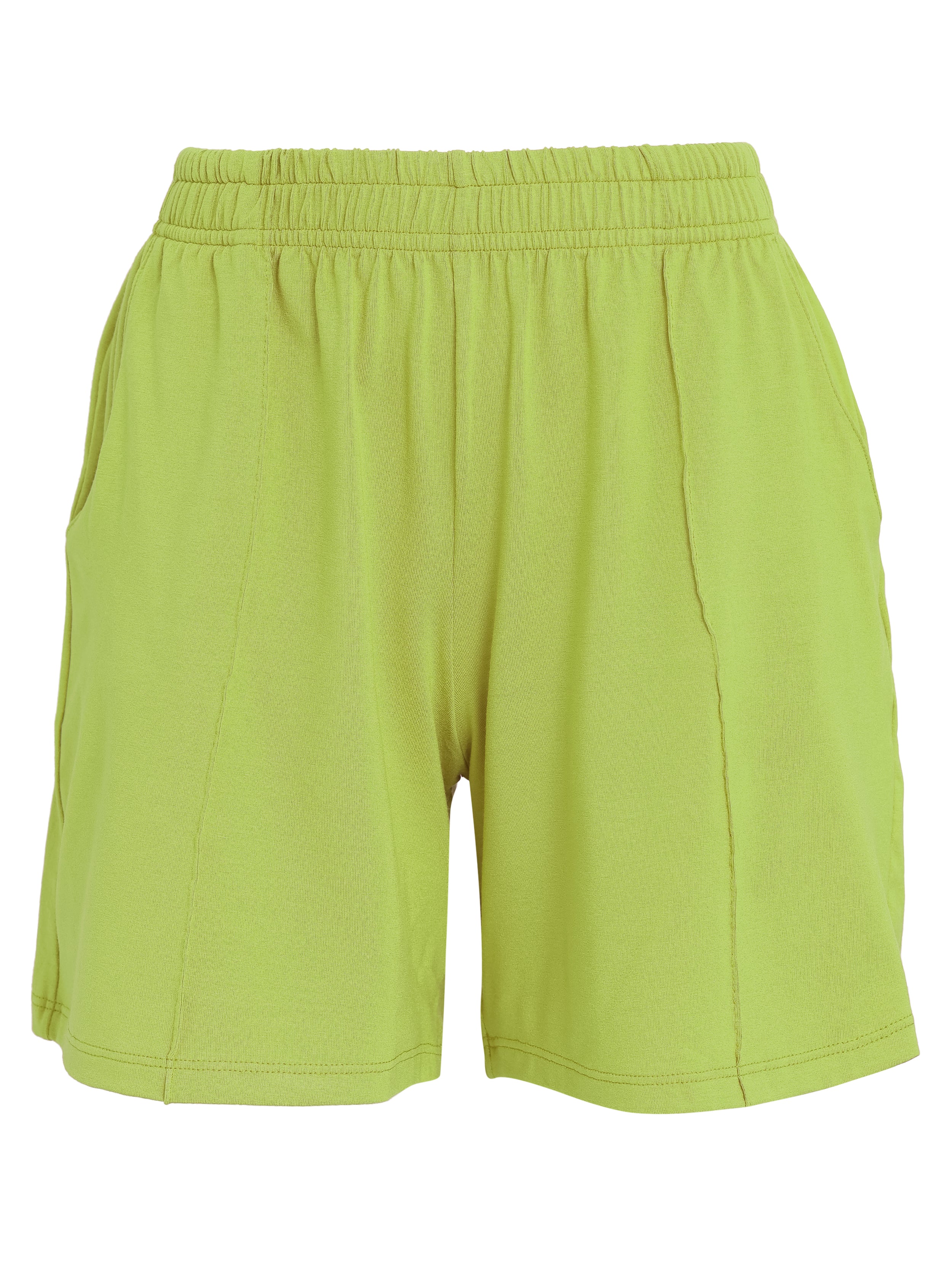 Mimus Green Plain Shorts