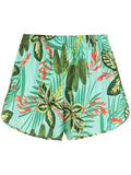 Lee Foliage-Print Striped Shorts Martinica