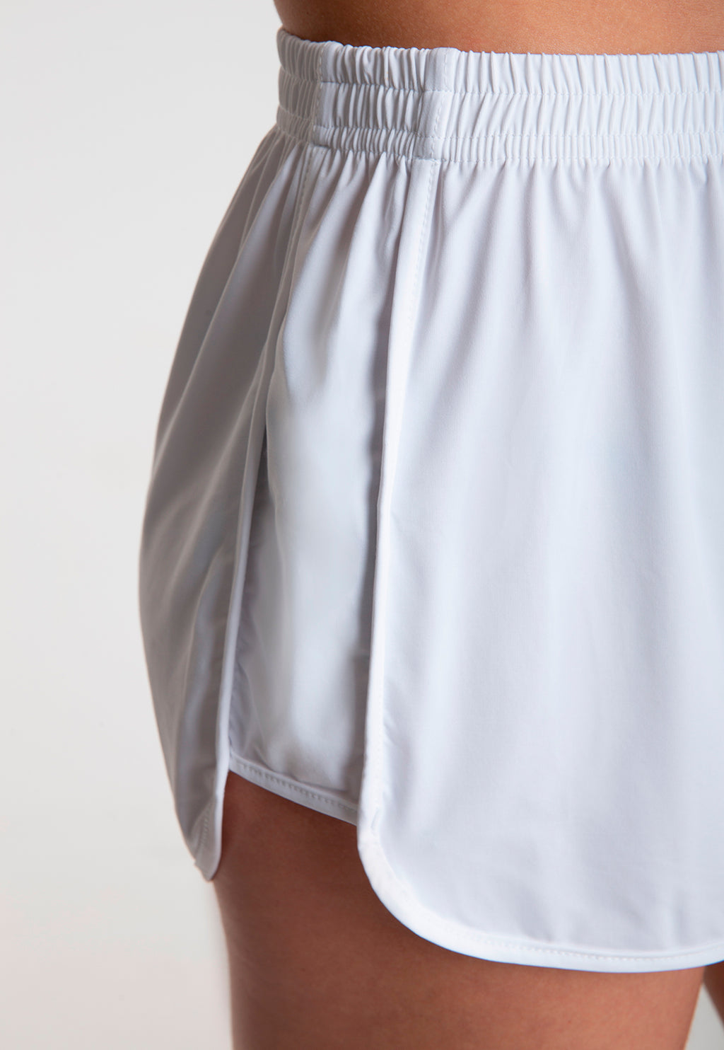 Lee White Plain Shorts