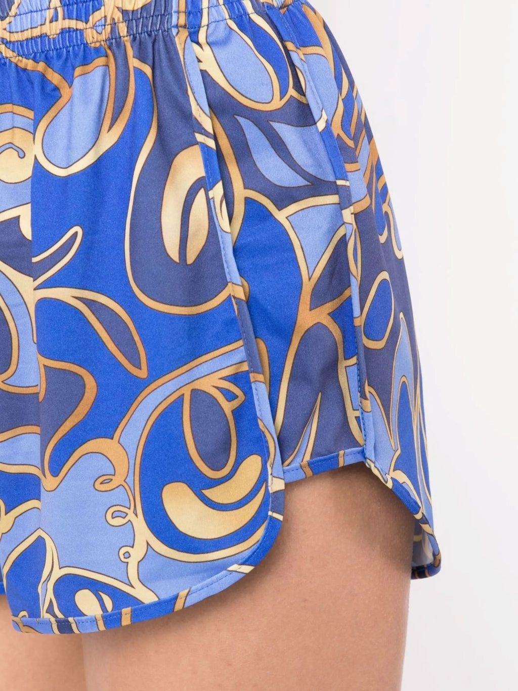 Lee Abstracte-Print Shorts Petrolina