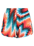 Lee Graphic-Print Striped Shorts Tropicalia