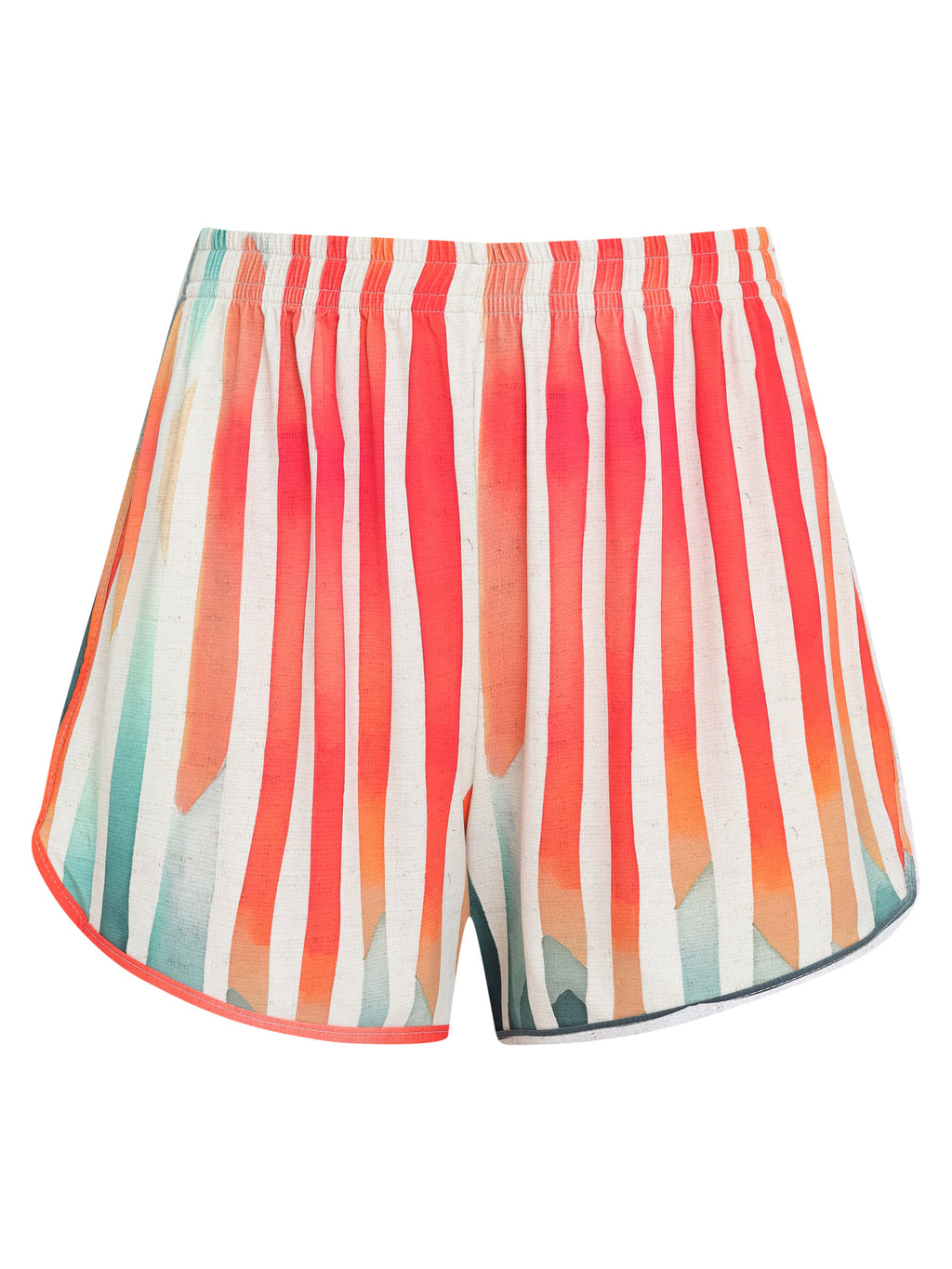 Lee Striped-Print Striped Shorts Singapura