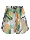 Cannes Foliage-Print Shorts Sumatra