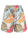 Cannes Foliage-Print Shorts Laos