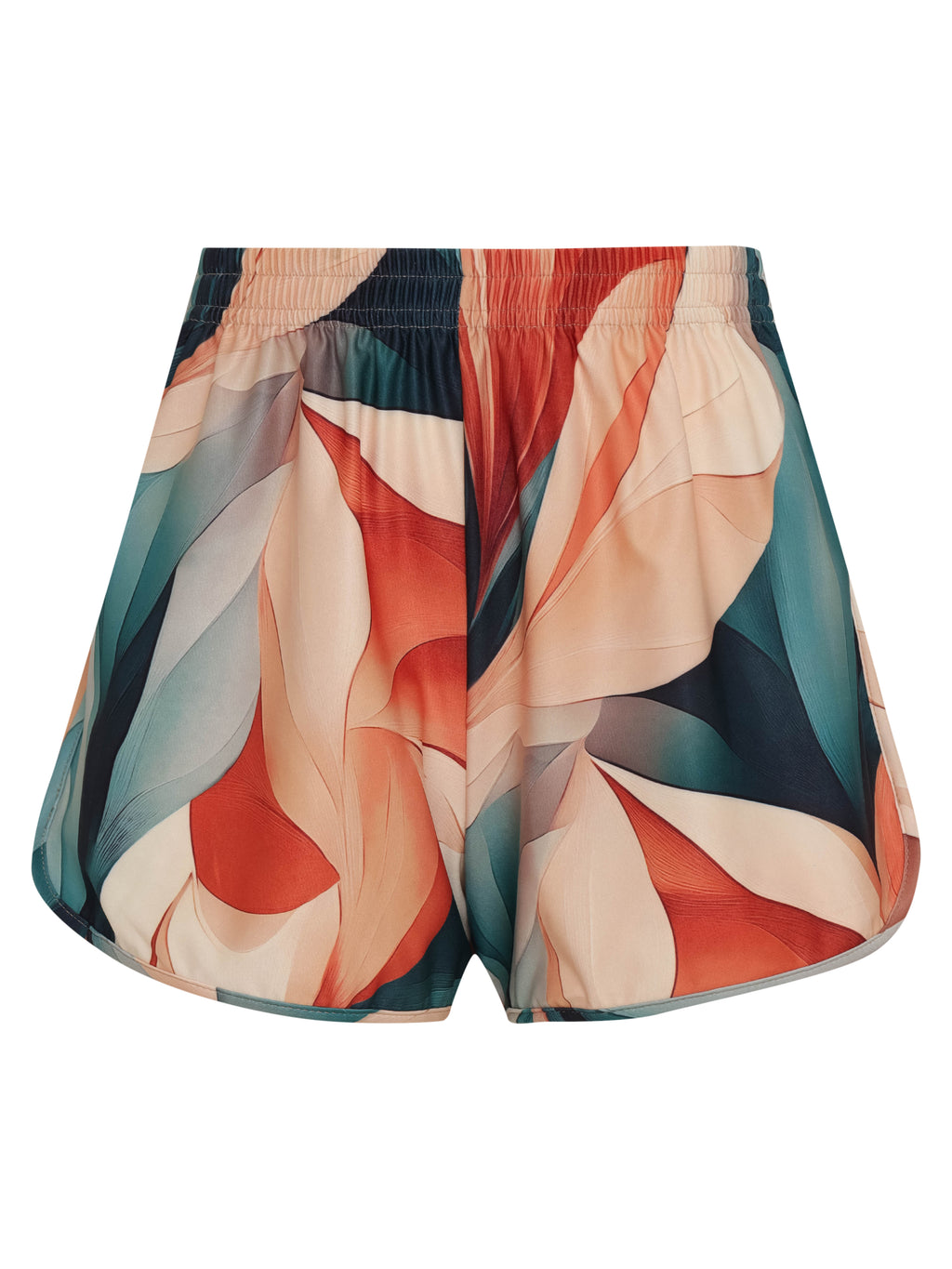 Lee Foliage-Print Striped Shorts