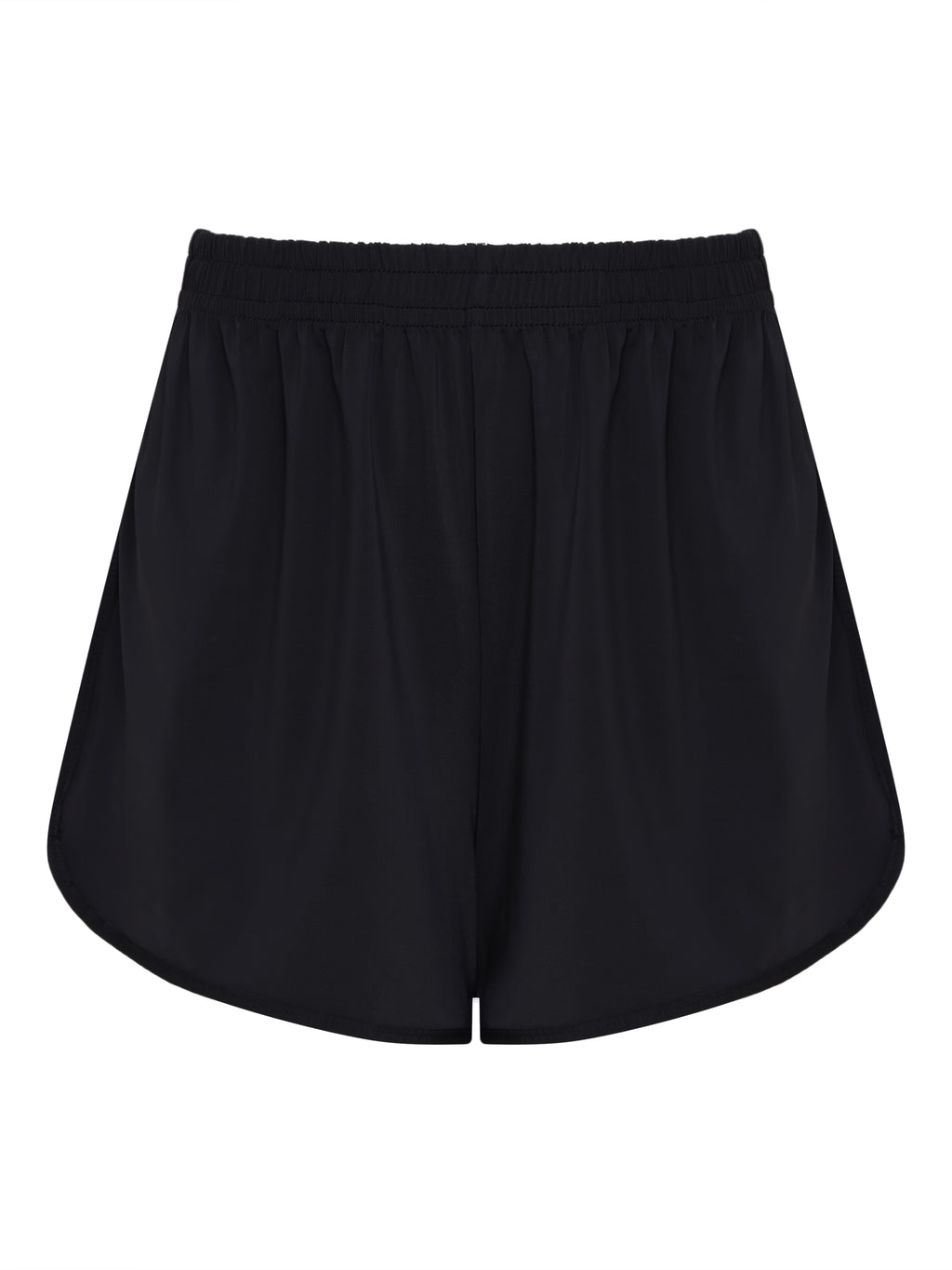 Lee Black Plain Shorts