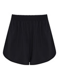 Lee Black Plain Shorts