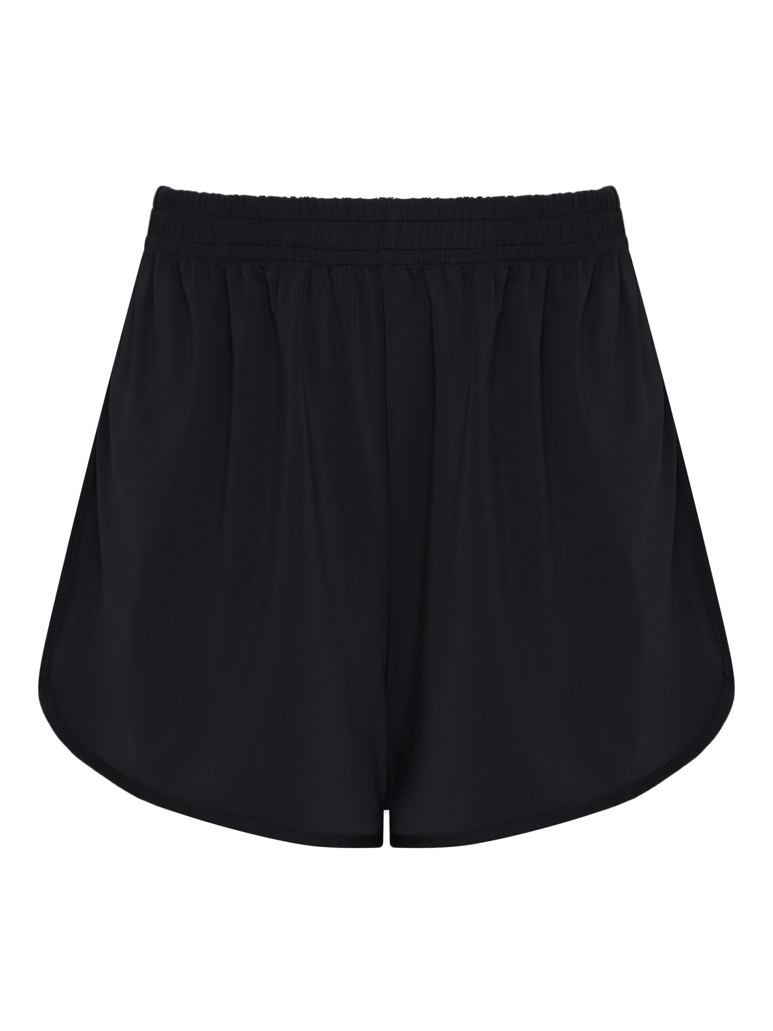 Lee Black Plain Shorts