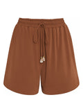 Cannes Brown Plain Shorts
