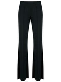 Pelican Black Plain Solid Flare Pants