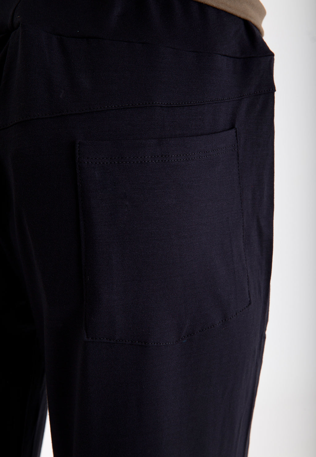 Pelican Black Plain Solid Flare Pants