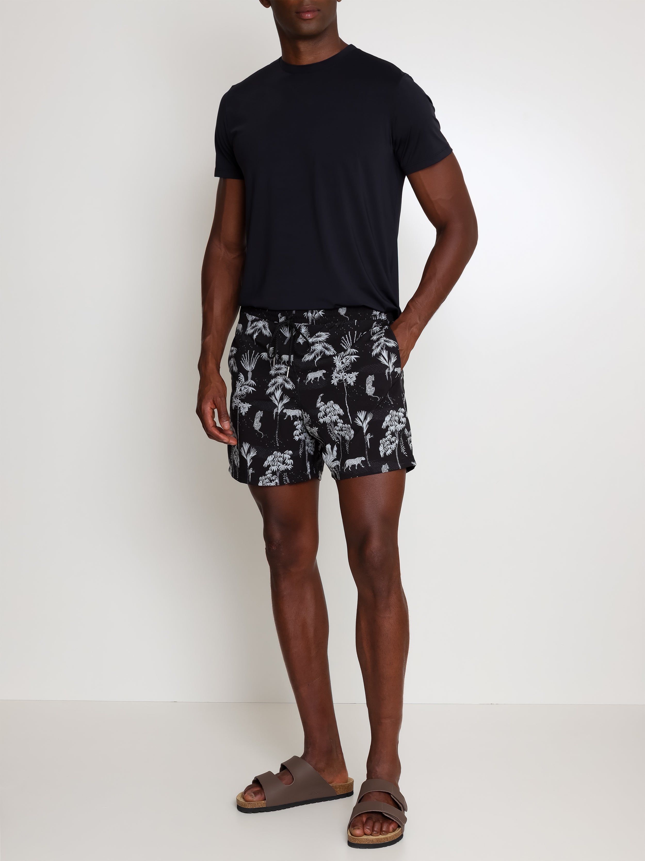 Oiti Black Crew Neck UV 50+ T-shirt