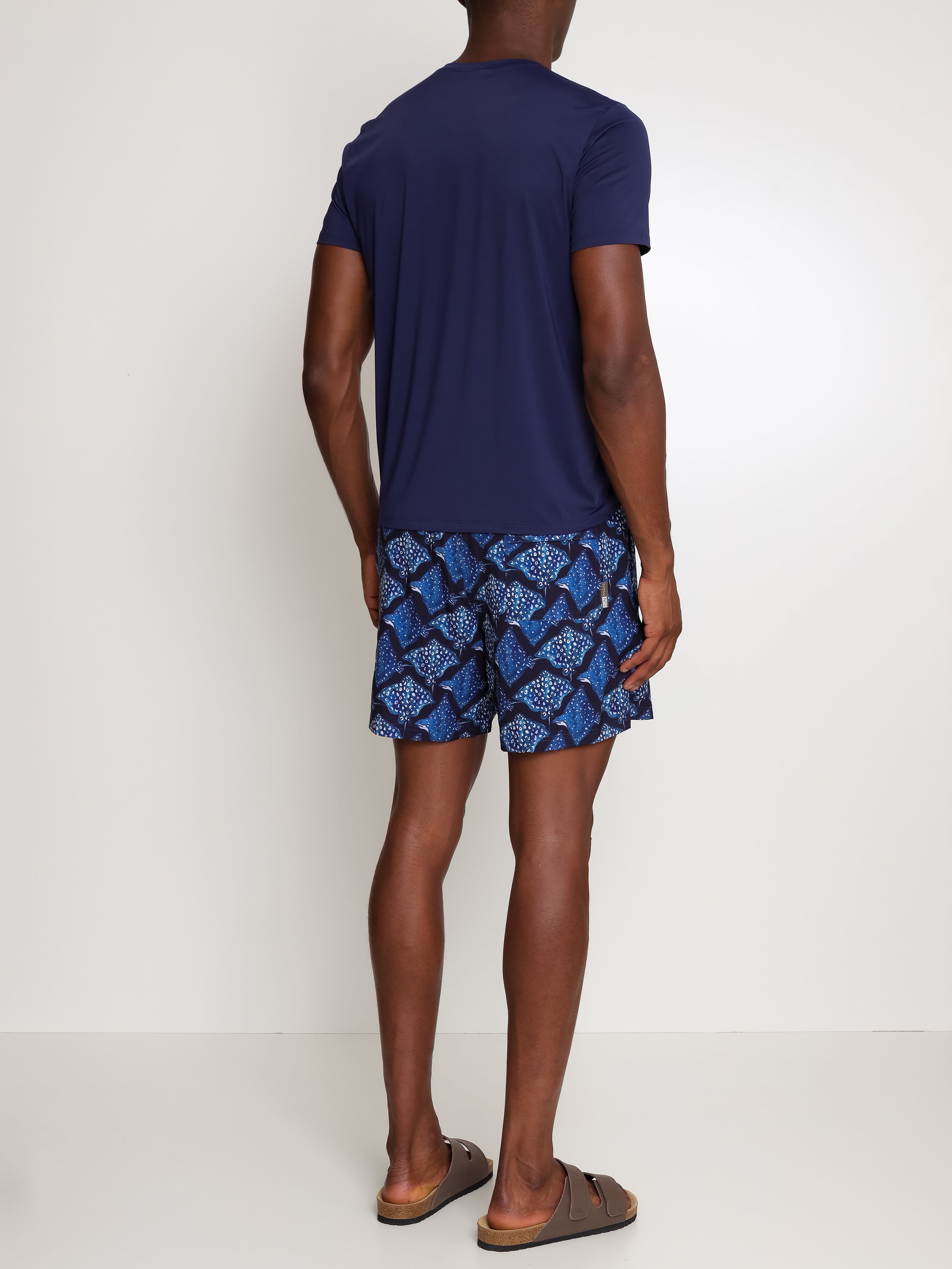 Gil Stingrays-Print Swim Shorts