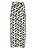 Diana Geometric-Print Skirt Pareo Knotted Cover-Up